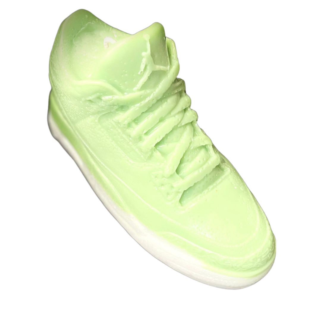 neon green air jordans