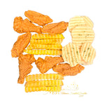 Heaven Winglets, French Fries with a side of Chips Wax Melt